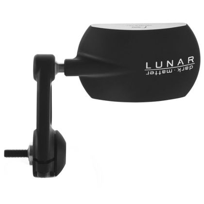 Espejo retrovisor Rizoma Lunar contrapesos de manillar reversibles (la unidad) universal - Negro