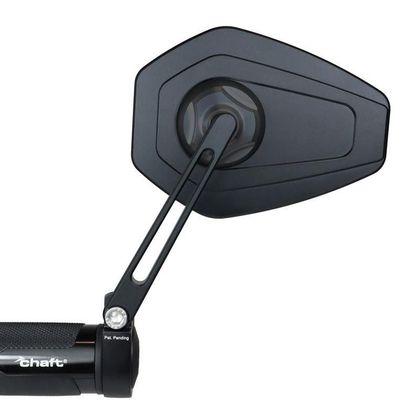 Rétroviseur Chaft Narco embout de guidon (l'unité) Universel - Noir Ref : CF0270 / IN1195 