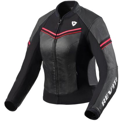 Rev it MEDIAAN DAMES - FEMME Motorjas - Zwart / Roze Ref: RI1213 