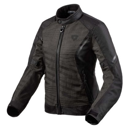 Blusão de Moto Rev it TORQUE 2 H2O MULHER - Preto / Cinza Ref.: RI1228 
