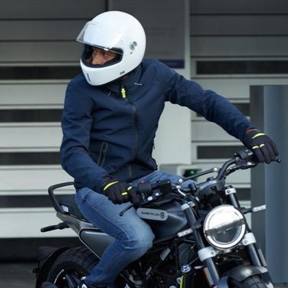 Blouson Moto Rev it TRAFFIC H2O - Bleu