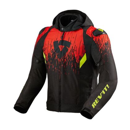 Blouson Rev it QUANTUM 2 H2O - Noir / Rouge Ref : RI1134 