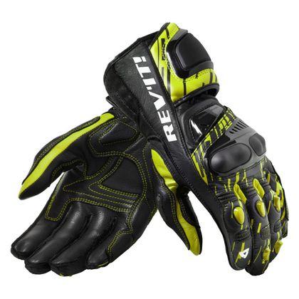 Gants Rev it QUANTUM 2 - Jaune / Noir Ref : RI1190-C61437 