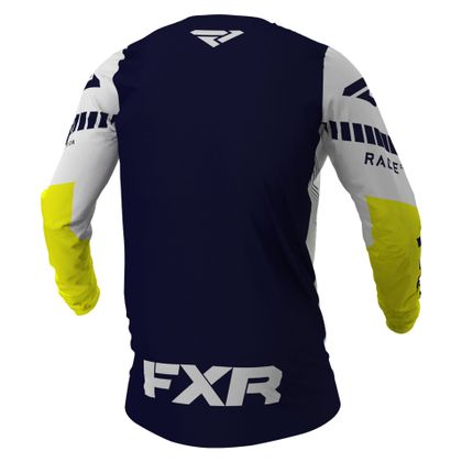 Camiseta de motocross FXR REVO MIDNIGHT/WHITE/YELLOW 2021