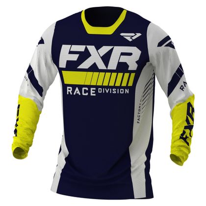 Camiseta de motocross FXR REVO MIDNIGHT/WHITE/YELLOW 2021 Ref : FXR0009 