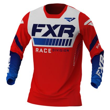 Camiseta de motocross FXR REVO RED/WHITE/BLUE 2021 - Rojo / Blanco Ref : FXR0007 