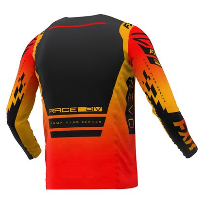 Camiseta de motocross FXR YOUTH REVO COMP - Negro / Naranja