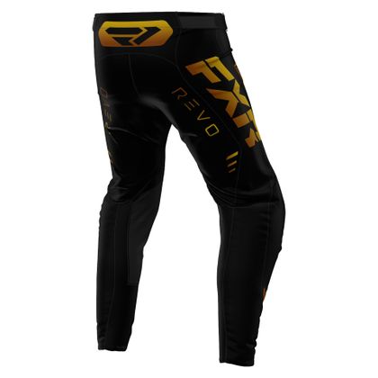 Pantalón de motocross FXR REVO 24 2024 - Negro / Amarillo