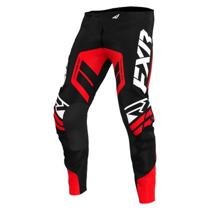Pantalón de motocross FXR REVO COMP 2023 - Negro / Rojo Ref : FXR0383 