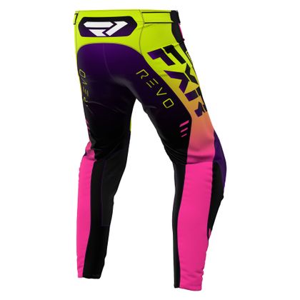 Pantalón de motocross FXR REVO 24 2024 - Rosa / Amarillo