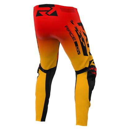 Pantalón de motocross FXR YOUTH REVO COMP - Negro / Naranja