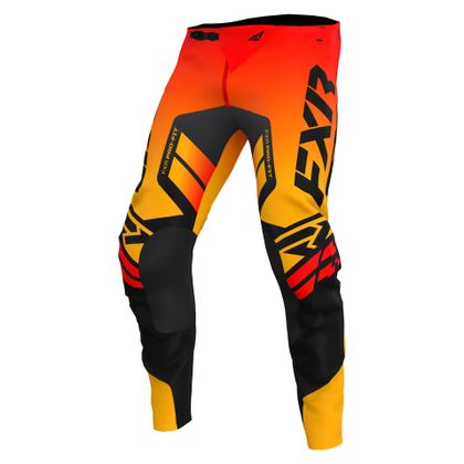 Pantalón de motocross FXR YOUTH REVO COMP - Negro / Naranja Ref : FXR0397 