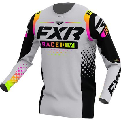 Camiseta de motocross FXR REVO GREY/SHERBERT 2022 - Gris Ref : FXR0129 