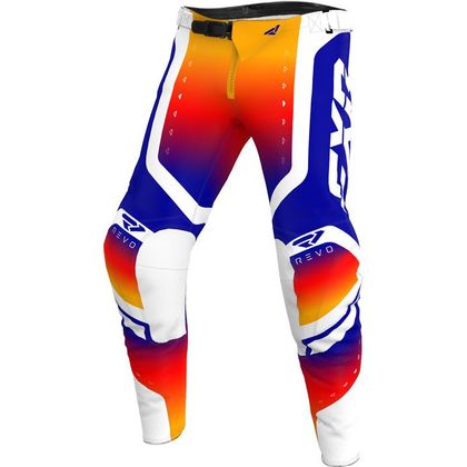 Pantalón de motocross FXR REVO PRO 2023 - Naranja / Azul Ref : FXR0424 