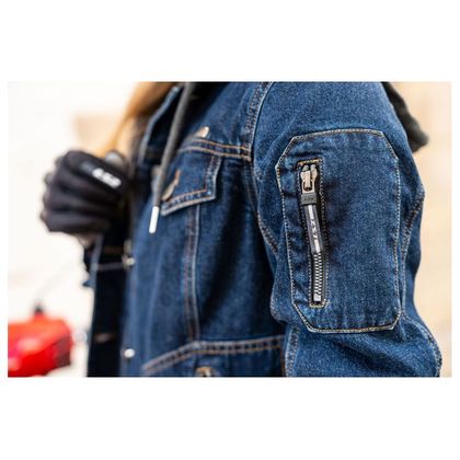 LS2 OAKY FEMME Motorweste - Blau / Schwarz