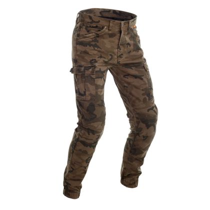 Richa APACHE Motorjeans - Slim - Beige / Groen Ref: RC1141 