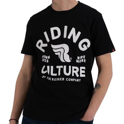 T-Shirt manches courtes RIDING CULTURE RIDE MORE - Noir Ref : RID0002 