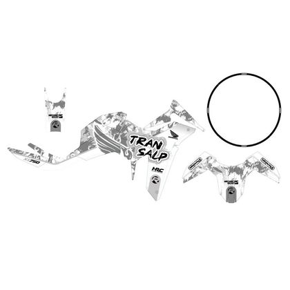 RiderUnik RIM Decoration kit - White