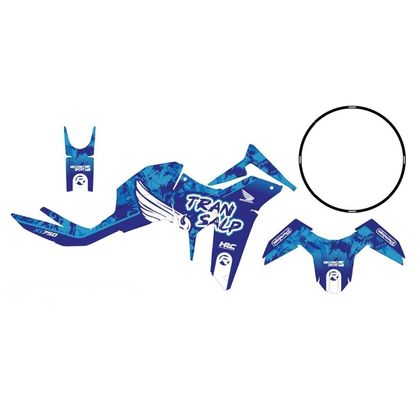 RiderUnik BLUE RIM Decoration kit - Blue