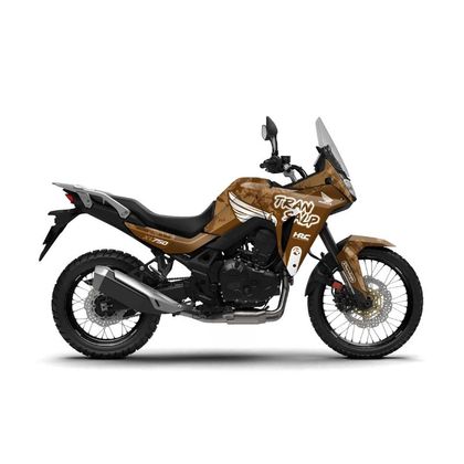 RiderUnik BRUINE VELGRAND Decoratiekit - Bruin Ref: RU3264 / HO750TRANSALPRIMMARRON-1 HONDA 750 XL 750 TRANSALP - 2023 - 2024