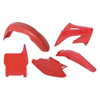 Kit plastiques R-tech 5 p CRF rouge - Rouge
