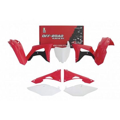 Kit de piezas de plástico R-tech 6 p Honda CRF Coul. original - Rojo