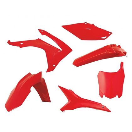 Kit plastiques R-tech Honda Rouge - Rouge
