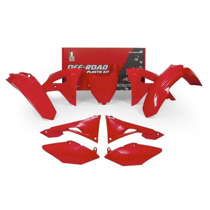 Kit plastiques R-tech 6 p CRF rouge - Rouge