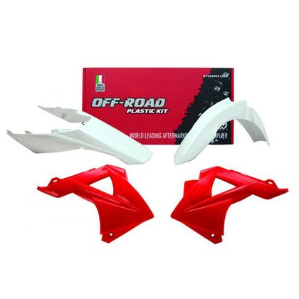Kit plastiques R-tech Gas Gas Origine - Blanc / Rouge