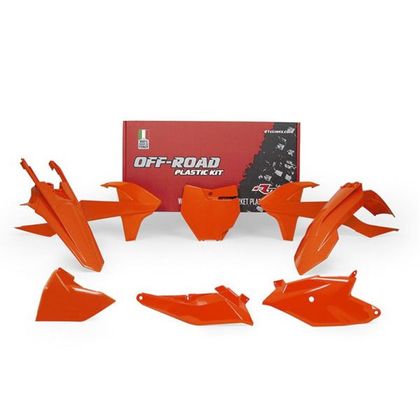 Kit plastiques R-tech 6 p orange fluo - Orange