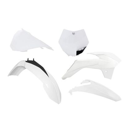 Kit plastiques R-tech KTM Blanc - Blanc