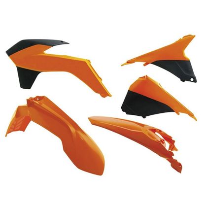 Kit plastiques R-tech 5 p orange - Orange