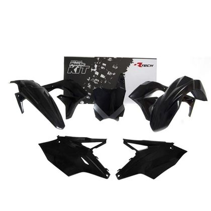 Kit de piezas de plástico R-tech Kawasaki negro - Negro