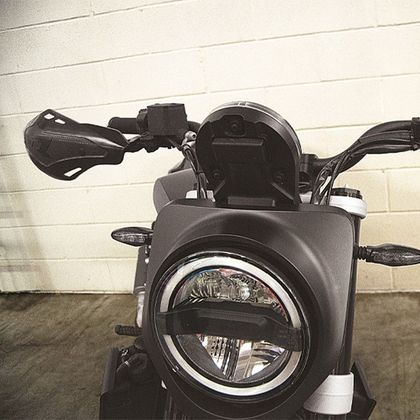 Paramanos R-tech Paramanos negro HP1 con kit de montaje Ducati universal - Negro