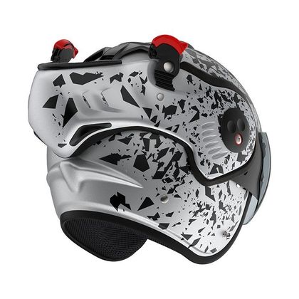 ROOF BOXER ALPHA BLACKSTAR Modulair helm - Grijs / Wit