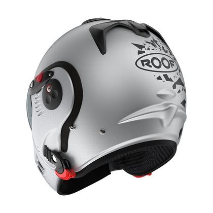 ROOF BOXER ALPHA BLACKSTAR Modulair helm - Grijs / Wit