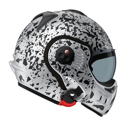 ROOF BOXER ALPHA BLACKSTAR Modulair helm - Grijs / Wit