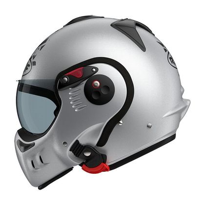 ROOF BOXER ALPHA BLACKSTAR Modulair helm - Grijs / Wit
