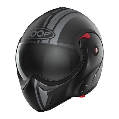 ROOF RO9 BOXXER 2 STRIPES Modular helmet - Black / Grey Ref : RO0384 