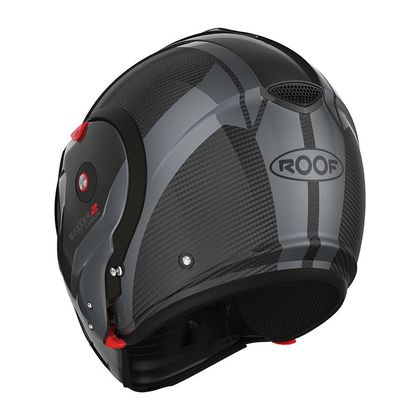 Casque modulable ROOF RO9 BOXXER 2 CARBON WONDER - Carbone / Gris