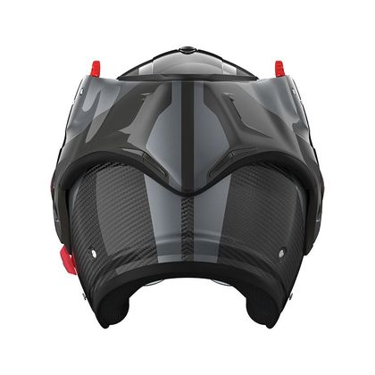 Casque modulable ROOF RO9 BOXXER 2 CARBON WONDER - Carbone / Gris