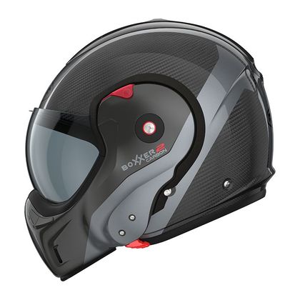 Casque modulable ROOF RO9 BOXXER 2 CARBON WONDER - Carbone / Gris