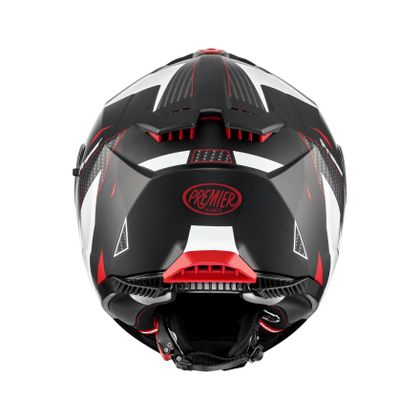 Casco Premier TYPHOON - RS 2 BM - Negro / Rojo