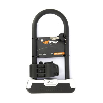 Antivol Star locks U 180 X 320 mm 18mm + Support De Fixation Ref : STL0001 / ROCTY350B 