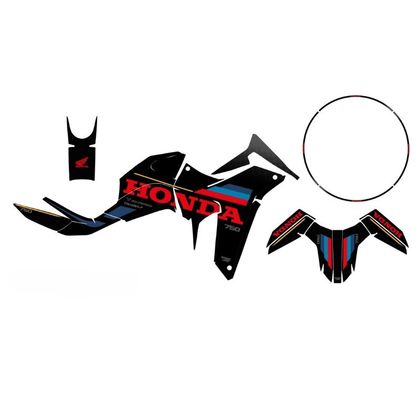 Kit déco RiderUnik ROX BLACK - Noir