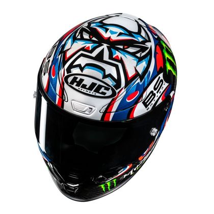 Casque intégral Hjc RPHA 1 V2 - QUARTARARO LE MANS 3 - Rouge / Bleu