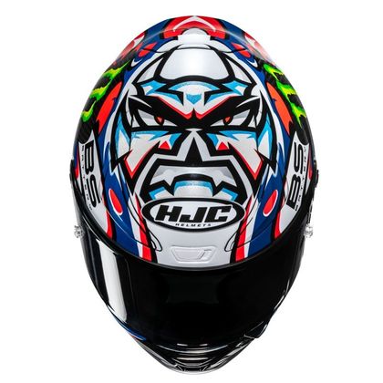 Casque intégral Hjc RPHA 1 V2 - QUARTARARO LE MANS 3 - Rouge / Bleu
