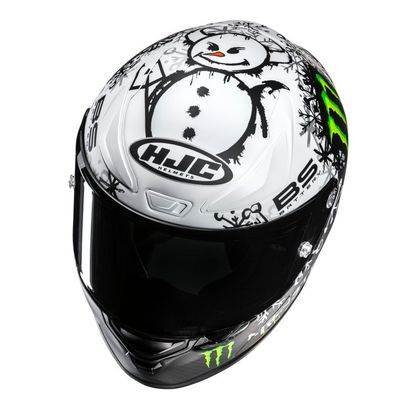 Casque intégral Hjc RPHA 1 V2 - SNOW DIABLO - Gris / Blanc