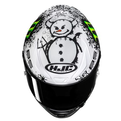Casque intégral Hjc RPHA 1 V2 - SNOW DIABLO - Gris / Blanc