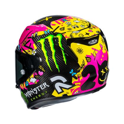 Casque intégral HJC RPHA 12 CARBON - QUARTARARO LE MANS 4 - Noir / Rose